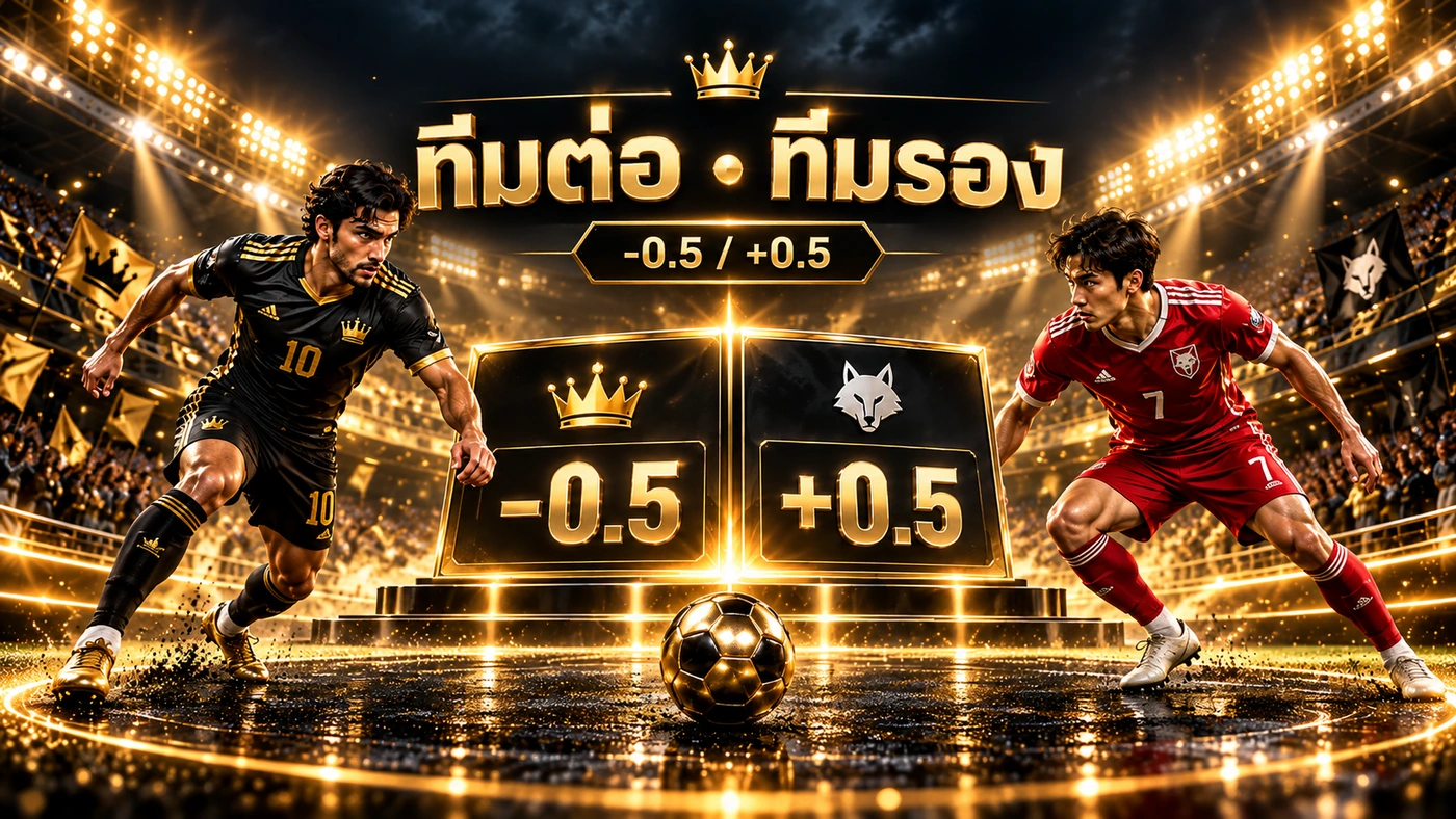 Asian Handicap ทีมต่อทีมรองและเส้นต่อรองฟุตบอล